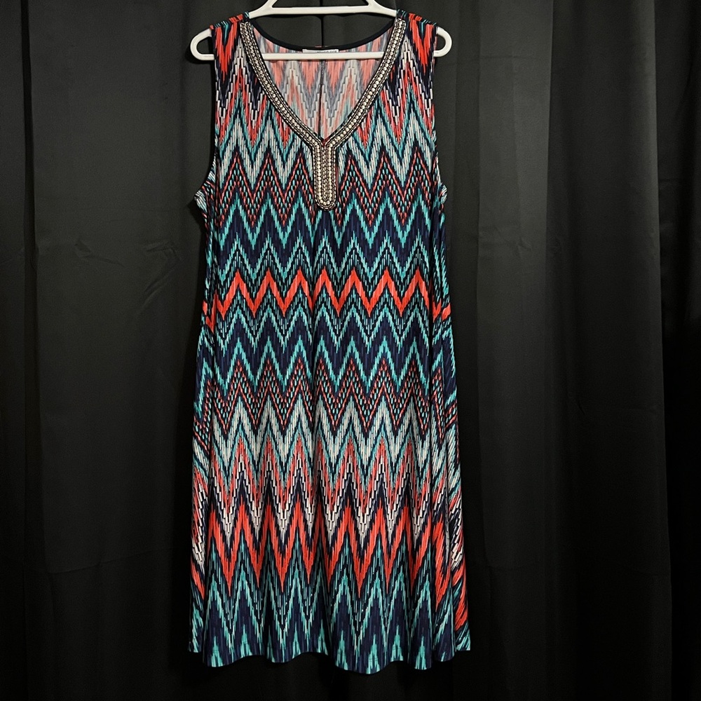 Sleeveless dress, size 1X